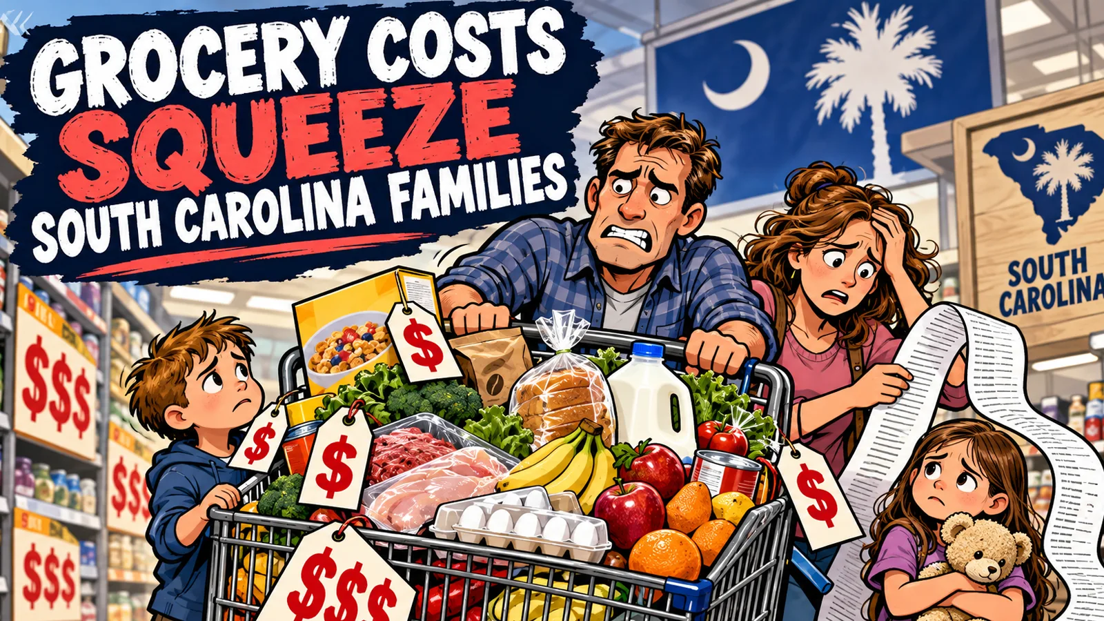 South Carolinians Spend More of Their Income on Groceries Than Most Americans